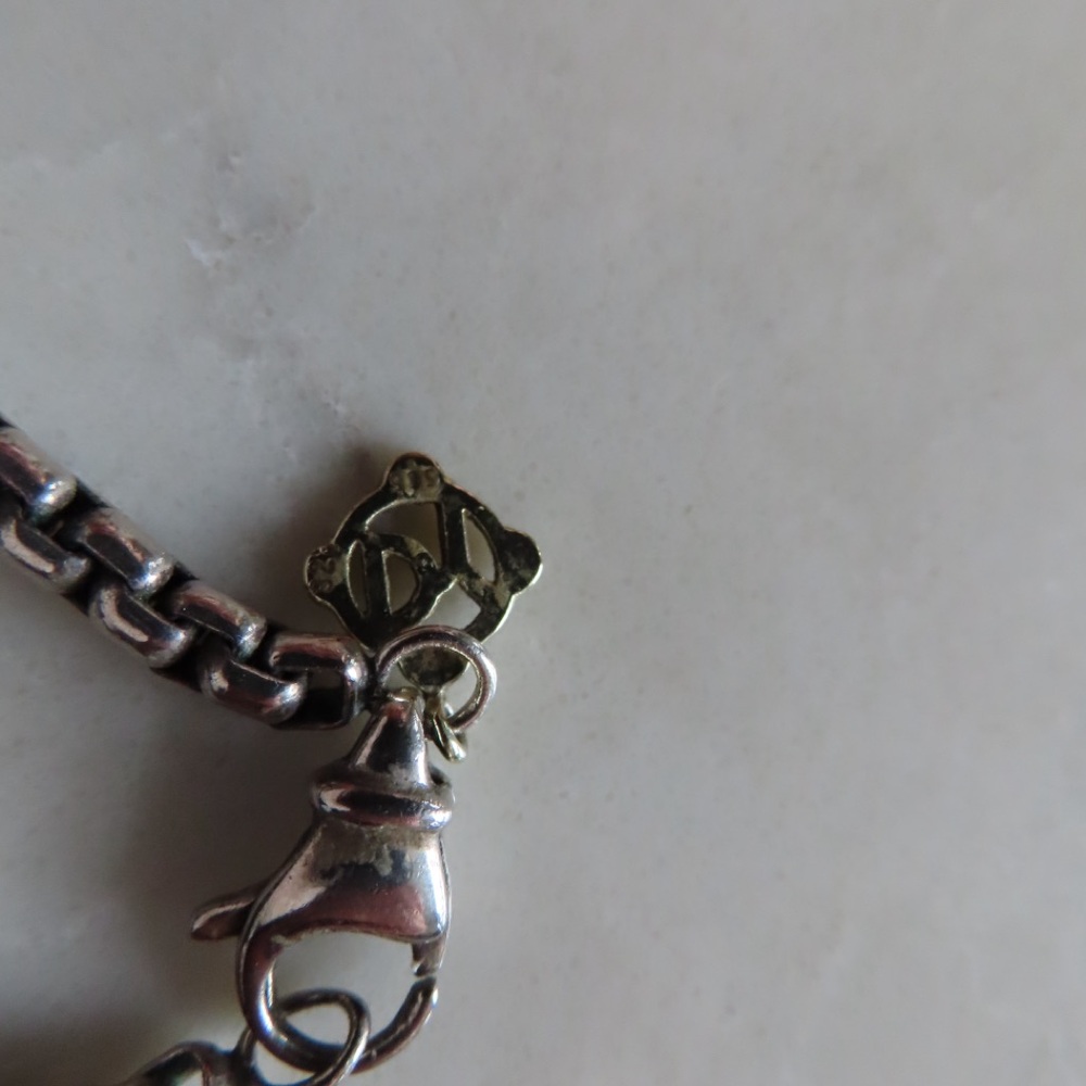 David Yurman Box Chain Necklace with medallion - Picture 3 of 16